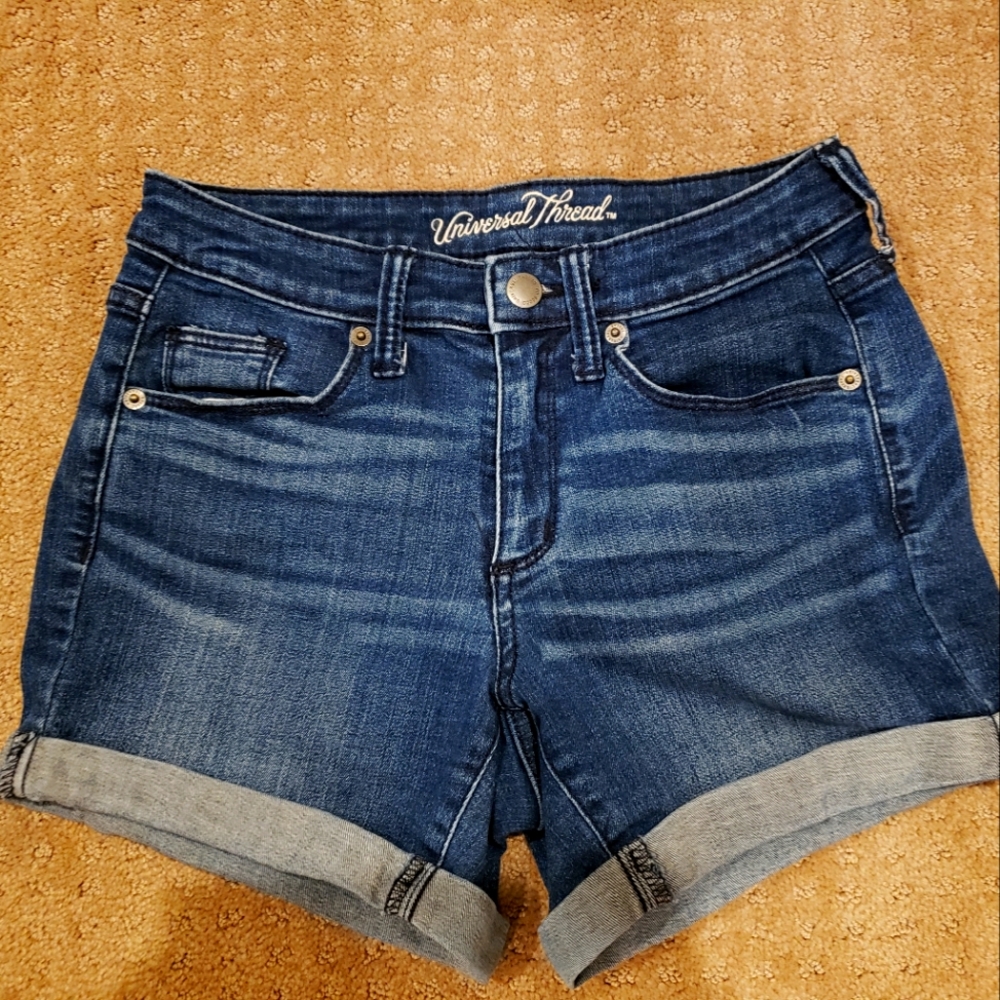 Denim Universal Thread Midi-Shorts size 0/25
